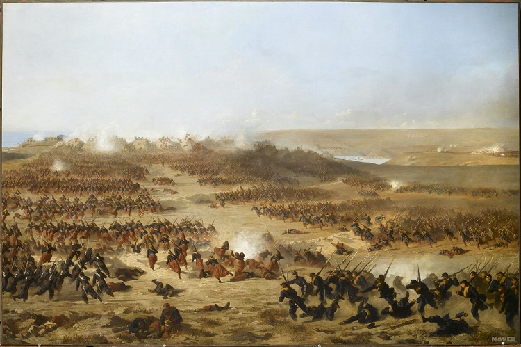 1855년 크리메 전쟁 동안의 세바스토폴 공격
