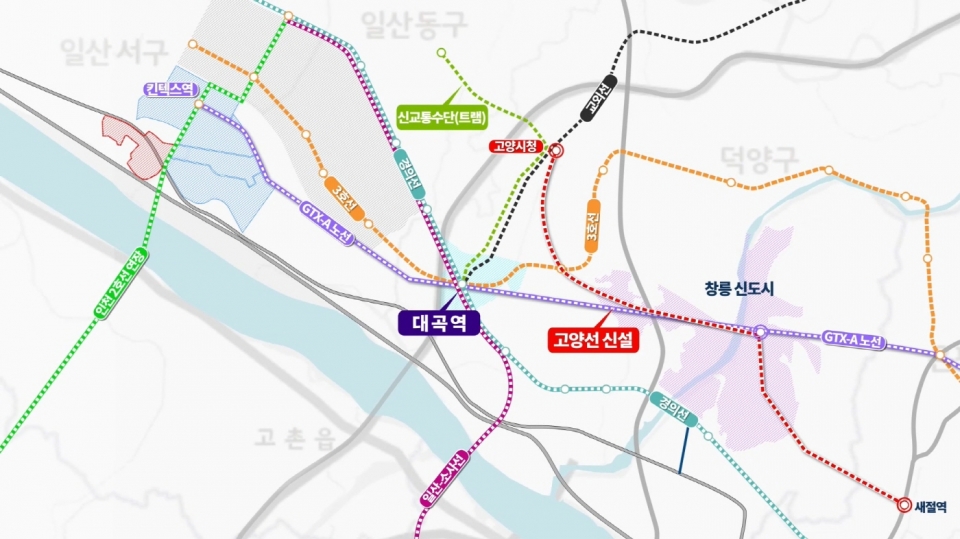 고양시 철도교통망 구축 계획(2021.2.)